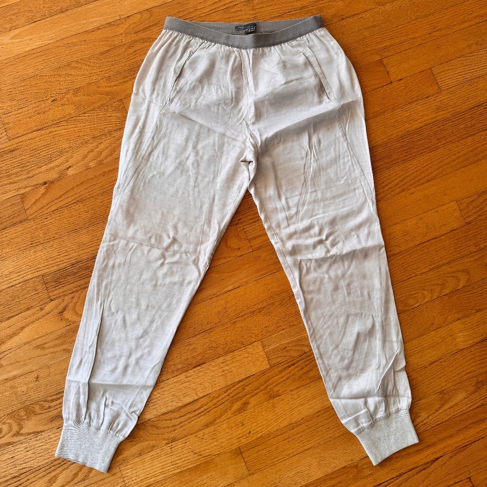 Vince 100% Silk Blue Pants Joggers Women's - XS